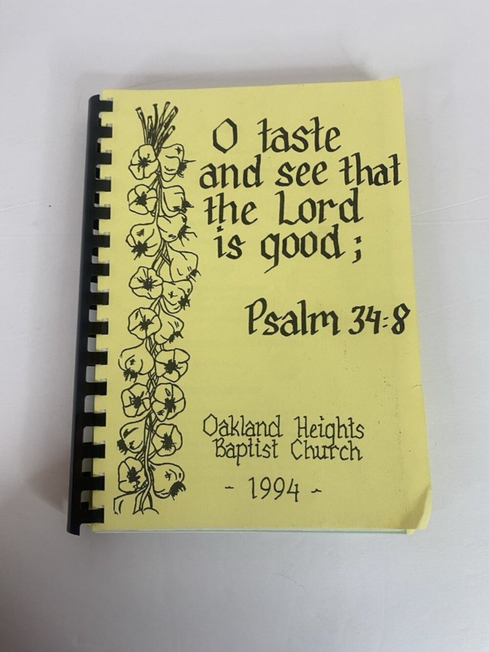 Oakland Heights Baptist Church Spiral Cookbook
